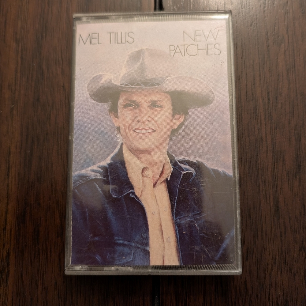 Vintage 1988 Mel Tillis 'New Patches' Cassette Tape